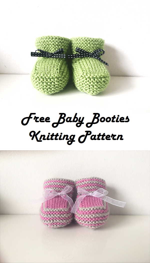 Stash Busting Baby Booties Free Knitting Pattern – Knitting Projects