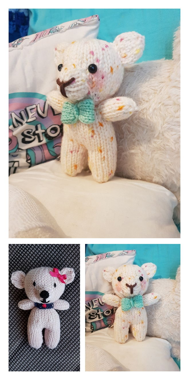 Easy Charity Bear Free Knitting Pattern Knitting Projects