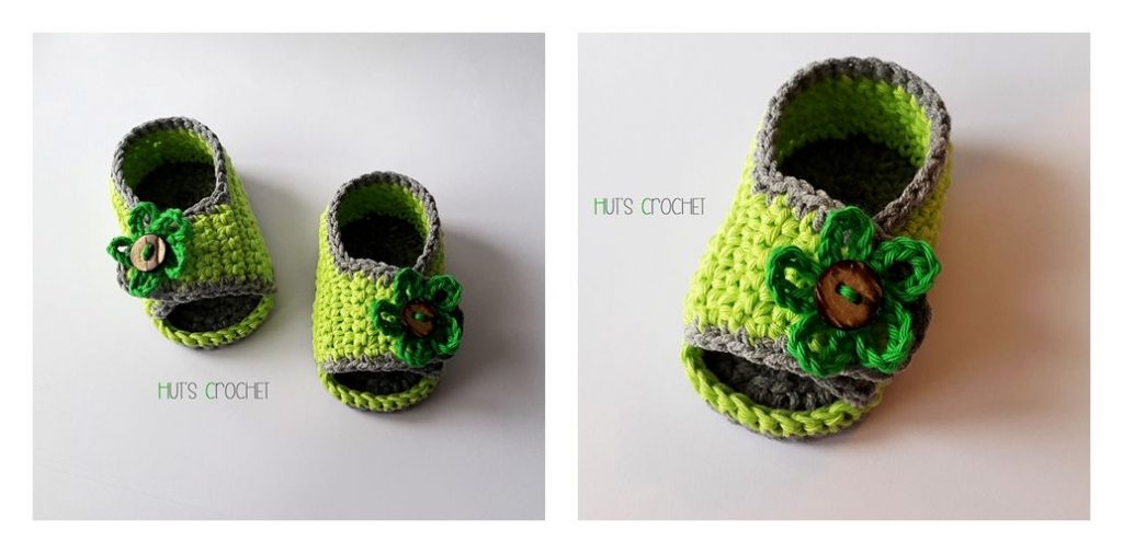 Hut’s Bloom Booties Free Crochet Pattern – Knitting Projects