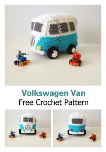 Volkswagen Van Free Crochet Pattern – Knitting Projects