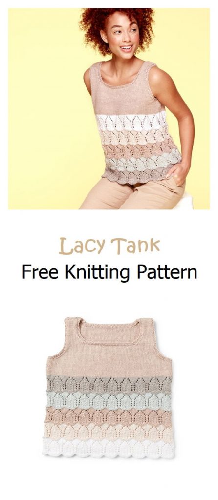 Lacy Tank Free Knitting Pattern
