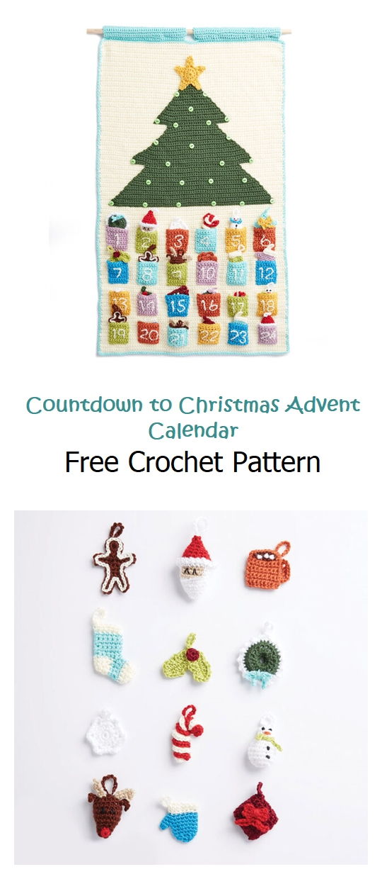 Countdown to Christmas Advent Calendar Free Pattern Knitting Projects
