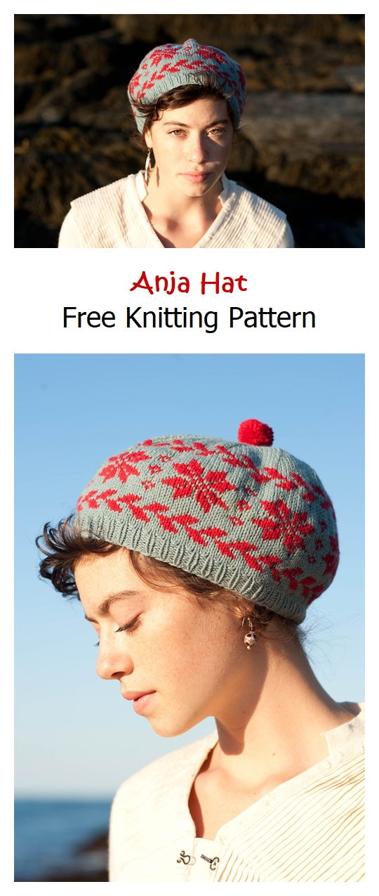 Anja Hat Free Knitting Pattern – Knitting Projects