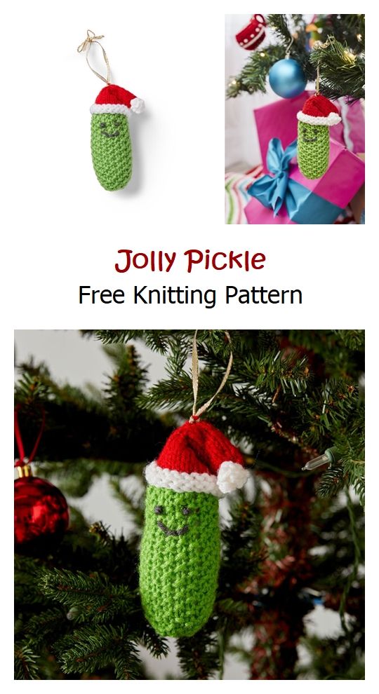 Jolly Pickle Free Knitting Pattern Knitting Projects