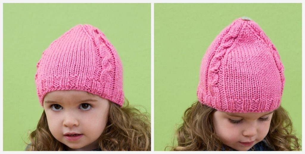 Cabled Baby Beanie Free Knitting Pattern – Knitting Projects