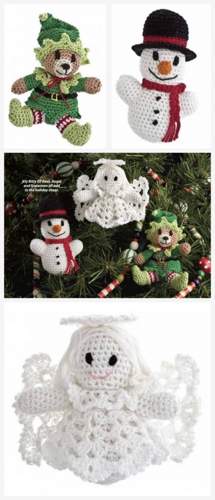 Christmas Itty Bitties Free Crochet Pattern