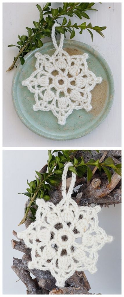 Sparkling Snow Free Crochet Pattern