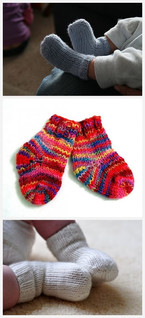 Just Your Basic Baby Sock Free Pattern – Knitting Projects